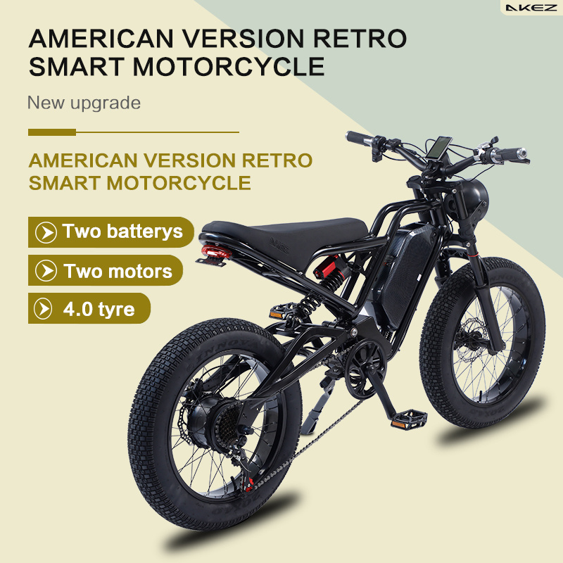 1500W 1000W 750W Electric Bike 48V Ebike Fat Tire Electric Bicycle 20 Inch High Speed Electric Motor Bike Dirt Ebike