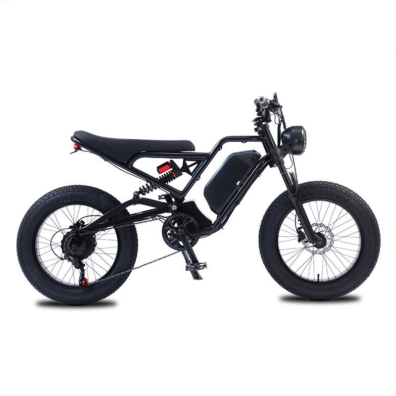 Electric Bike 48 V 750W 1500W Electric Bike 20 Inch Fat Electric Bicycle Aluminum Alloy E-bike Monkey Bike