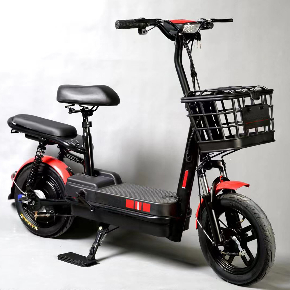 Cheap Price 400W 48V Step Through Ebike City 14 Inch Electric Scooter Bike With Seat