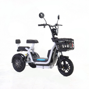 500W Three Wheel Electric Tricycle City E Bike Electric Scooter With Basket