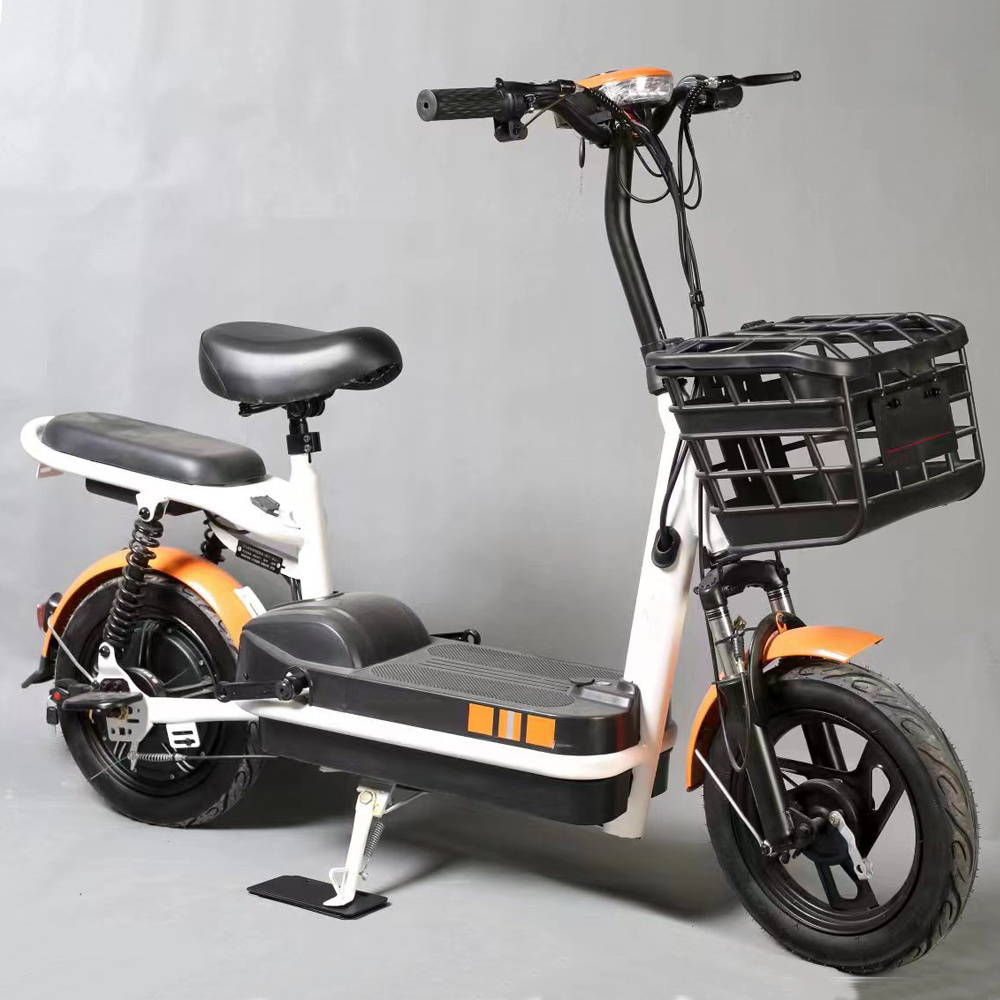 Cheap Price 400W 48V Step Through Ebike City 14 Inch Electric Scooter Bike With Seat