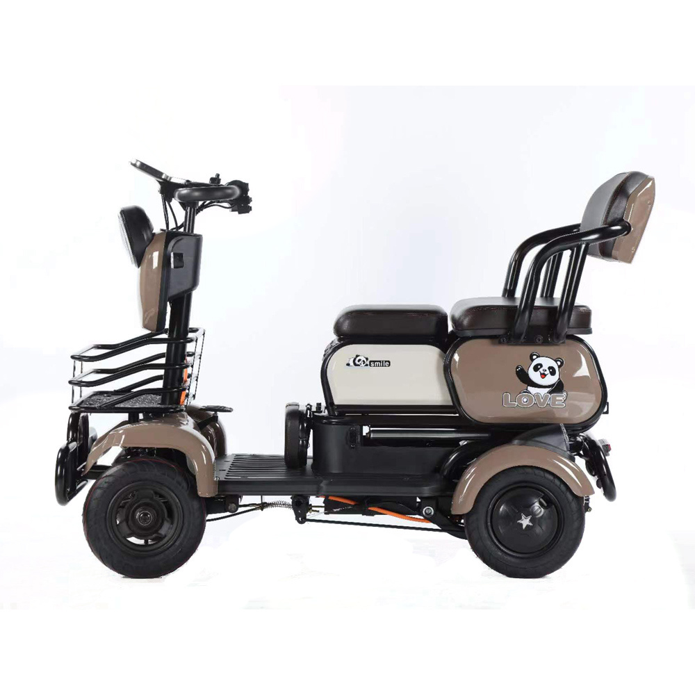 Hot Sale 600W Ebike 4 Wheel Electric Mobility Scooter City 4 Seater Electric Golf Cart With Roof