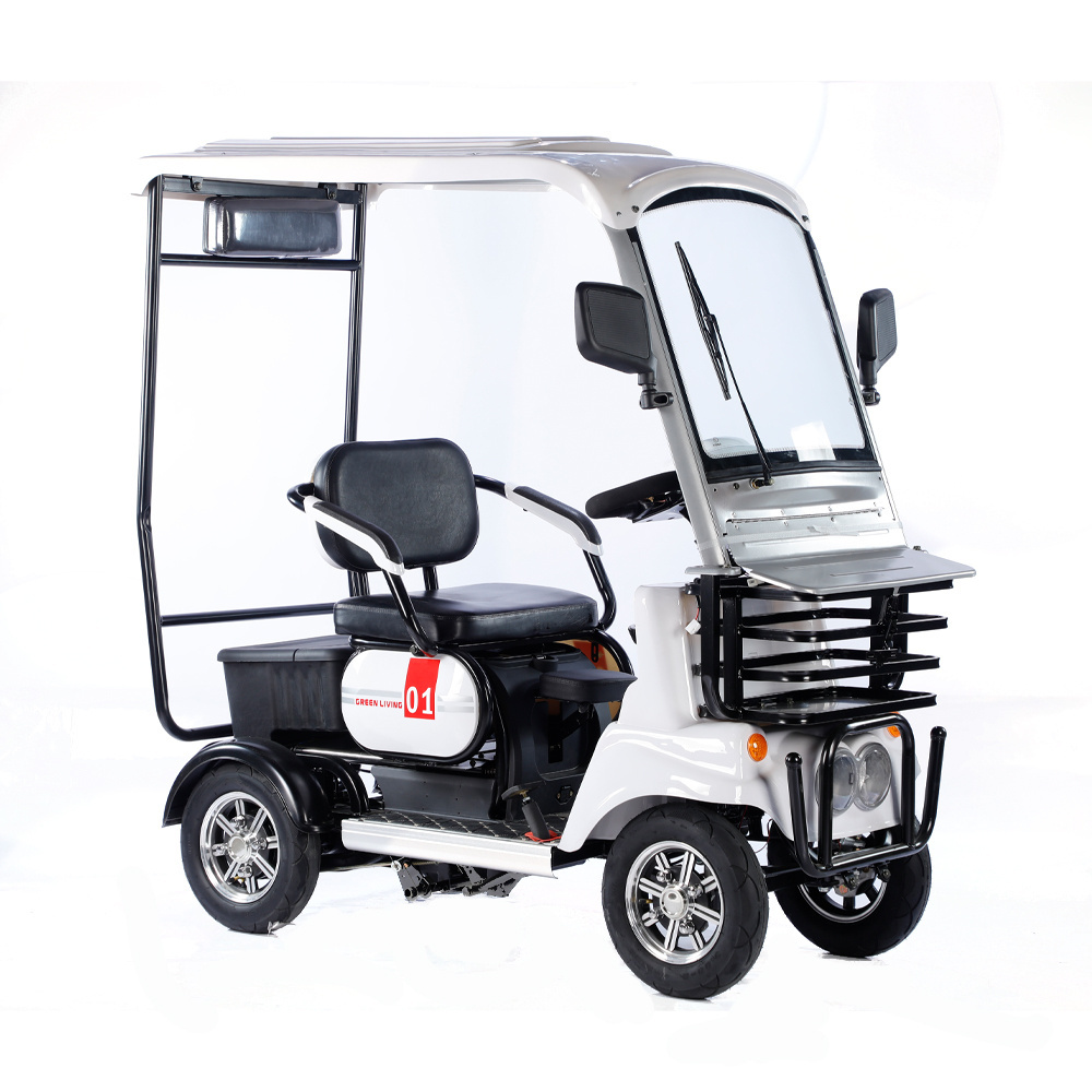 Hot Sale 600W Elderly Mobility Scooter 4 Wheel Golf Cart Electric Scooter Mutlifuction Long Range Electric Bike