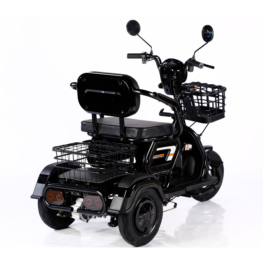 Wholesale 14 Inch Electric Cargo Tricycle Motorcycle 600W 48V E-Bike 3 Wheels Electric Bike