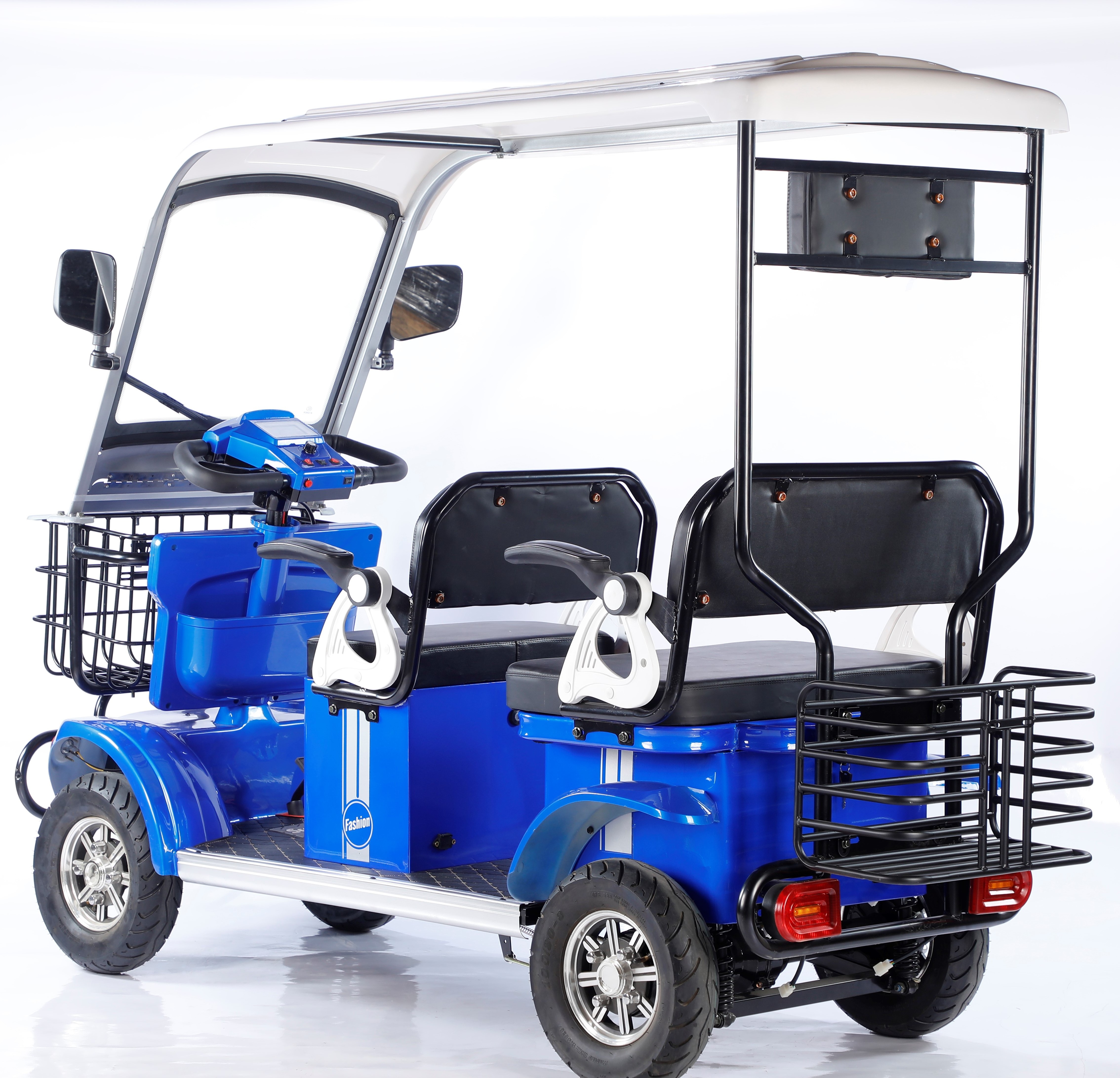 Wholesale 4 Wheel Electric Scooter 800W 60V Electric Cart For Private Estate Scenic Sightseeing Golf Cart