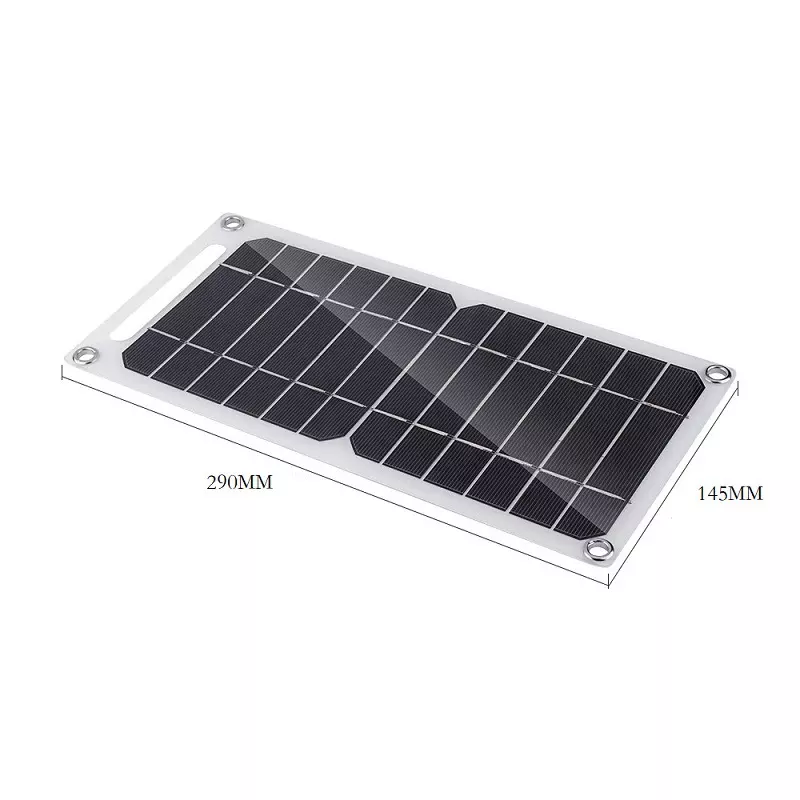 Smart Electronics backpack solar charger 6W 5V outdoor solar cell phone charging plate flexible solar panel