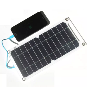 Smart Electronics backpack solar charger 6W 5V outdoor solar cell phone charging plate flexible solar panel