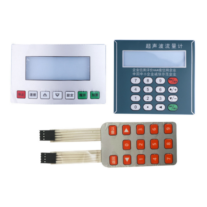 Custom Technology Good Price Membrane Switch Graphic Overlay Membrane Keypad Keyboard Button Panel