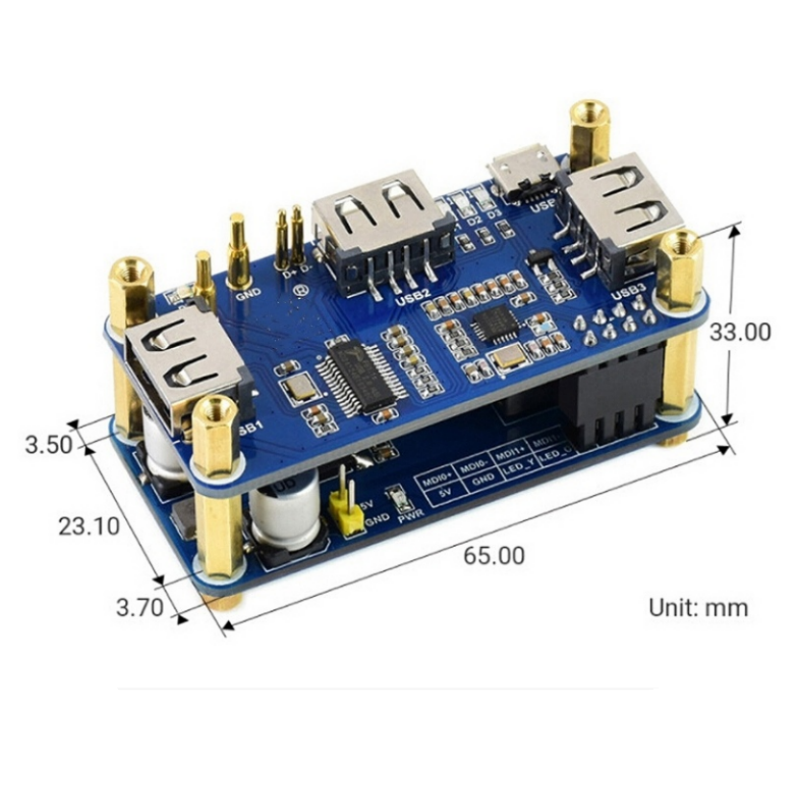 Raspberry Pi Raspberry Pi Zero W/Wh Poe Ethernet Power Supply Module Usb Hub Expansion Board