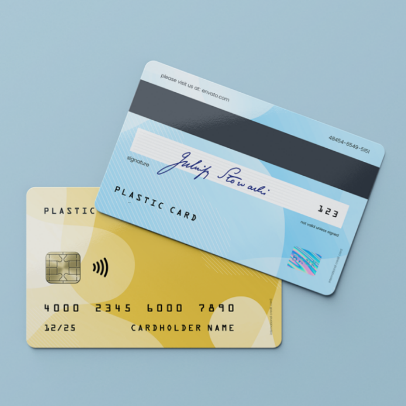 Custom Logo Gift Member PVC id Card Blank Visa Bank Credit Cards With Magnetic Stripe