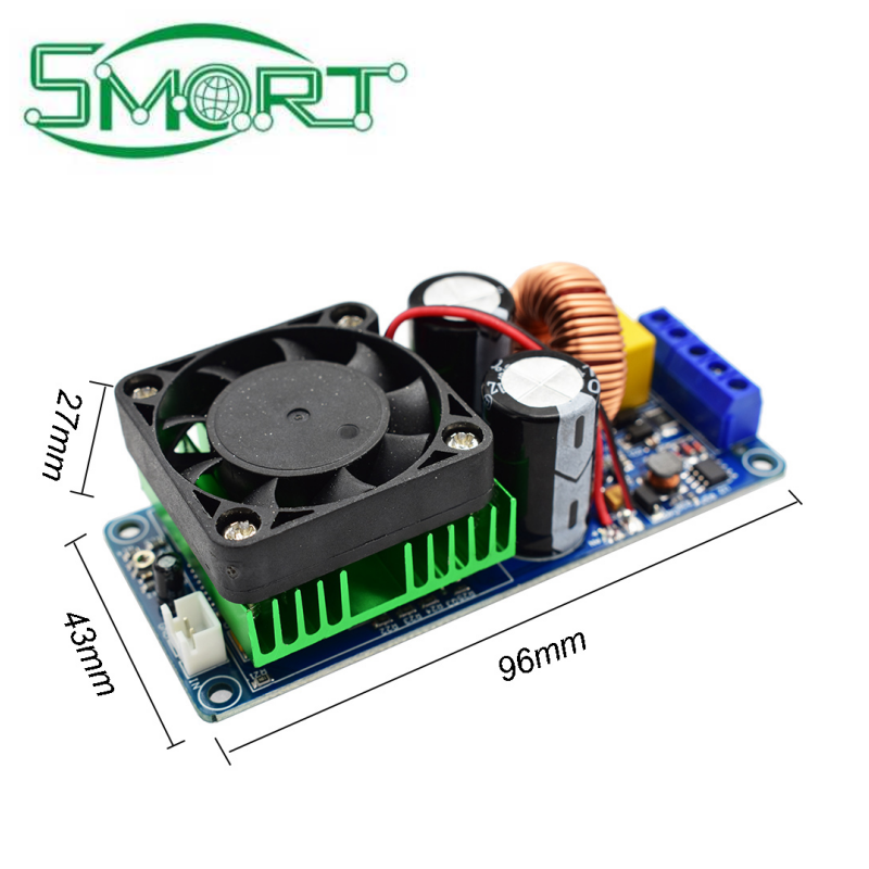 Smart electronics IRS2092S 500W Mono Channel Digital Amplifier Class D HIFI Power Amp Board 20Hz-20KHz Digital Amplifier Module