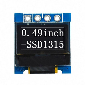 0.49 inch mini OLED Display Module 4-Pin 64x32 Serial Port IIC Driver SSD1315 Screen Display