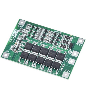 3S 4S 40A 60A Li-ion Lithium Battery Charger Protection Board 18650 BMS For Drill Motor 11.1V 12.6V/14.8V 16.8V Enhance Balance