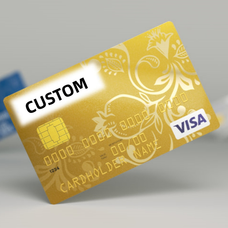 Pvc bank debit size card /Golden card/Best quality contact ic cards