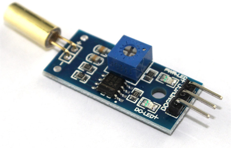 Smart Electronics Tilt Sensor Module Golden SW520D Angle Tilt Detection module with Roll Ball Switch