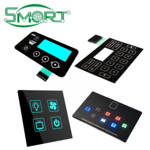 Smart Electronics customize membrane switch with led push button keypad control panel sticker label