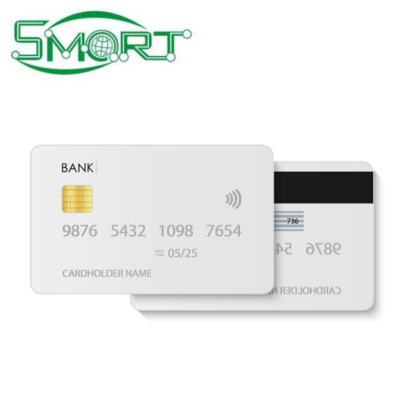 China Factory Price Metal Blank Bank Card with chip slot Magnetic stripe transfer visa credit card