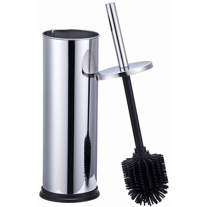 New Listing Customization Stainless Steel Handle toilet brush for Bathroom Cleaning