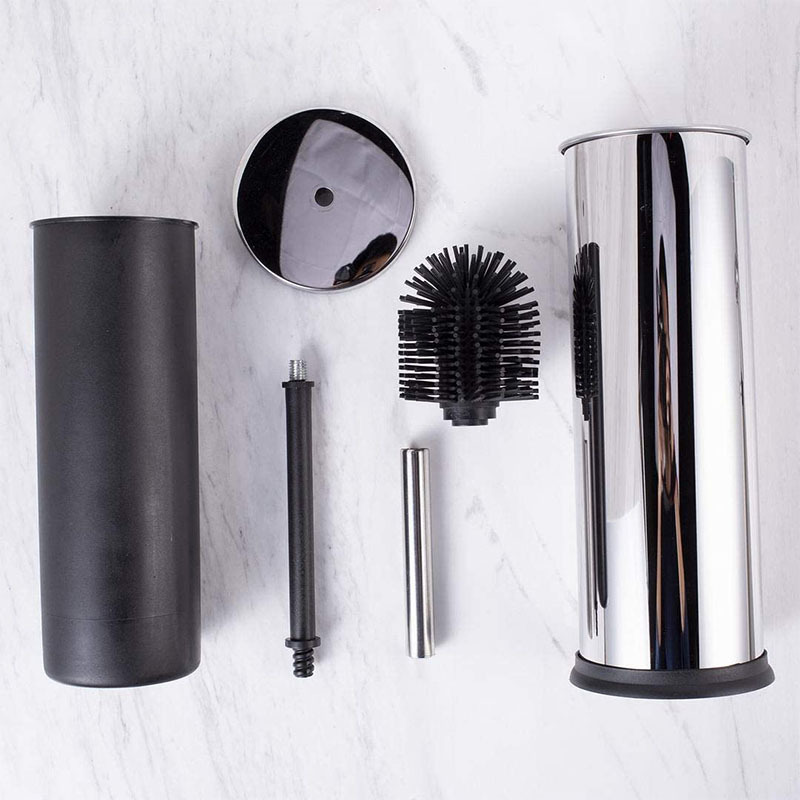 New Listing Customization Stainless Steel Handle toilet brush for Bathroom Cleaning