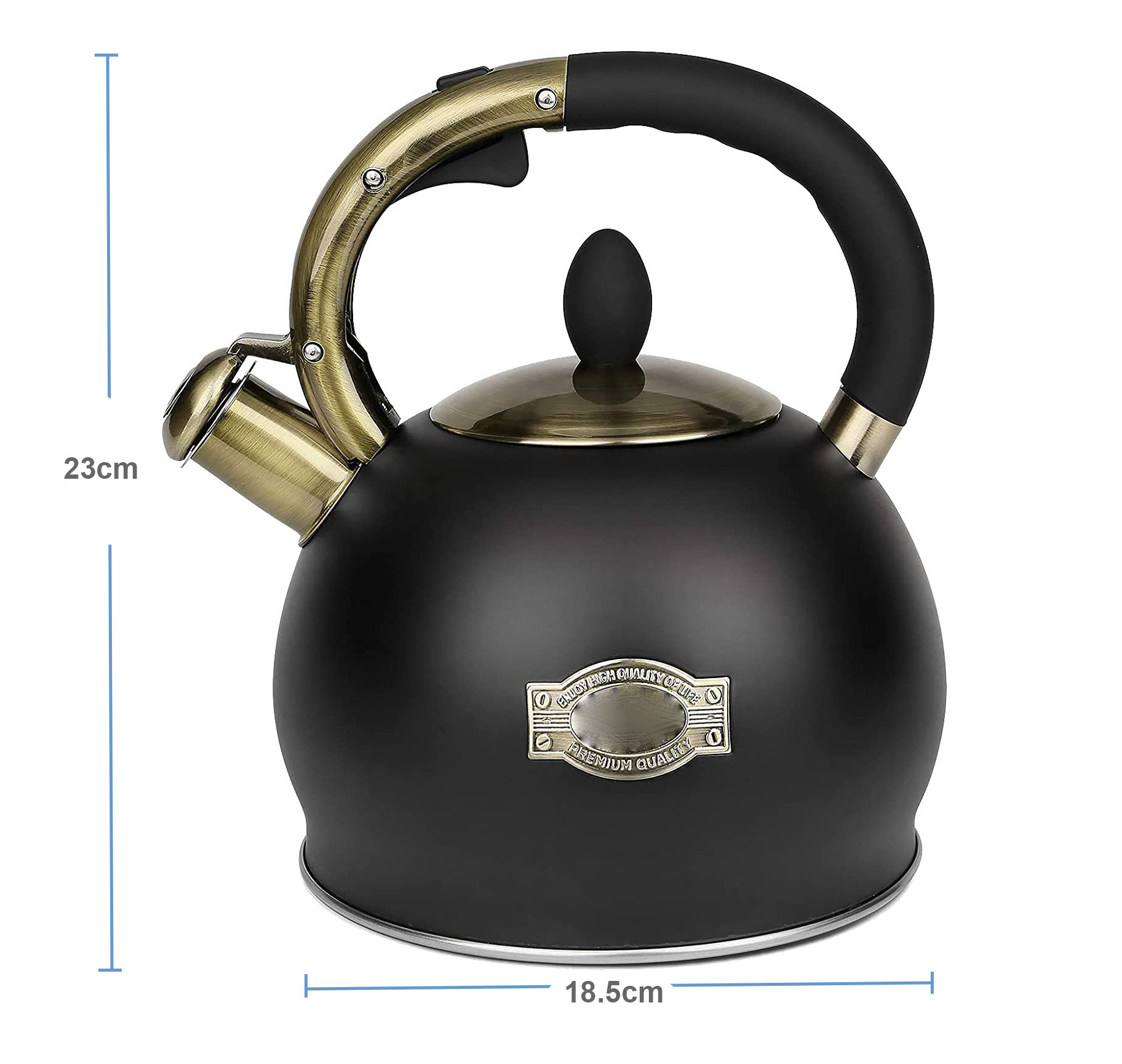 High Quality Whistling Tea Kettle 3.0L Tea Pot Stainless Steel Hot Water Teapot for ALL Stovetop