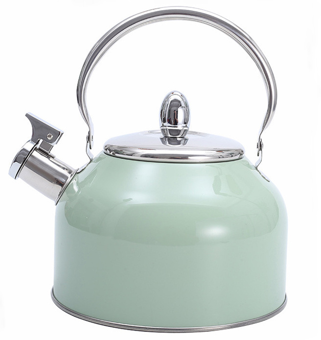 Whistling Tea Kettle Stainless Steel Teapot, Tea kettle for Stove top, novelty tea Kettle for Home & Kitchen 3L