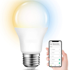 7 Watts 220V Cool White Smart WiFi Connected Color Changing LED Bulb Light E27