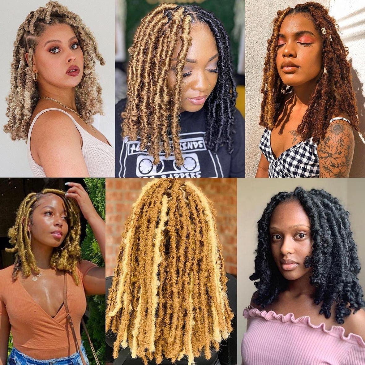 Pre-Separated Kinky Marley Braiding Hair Spring Afro Twist Crochet Hair Bulk Extensions Faux Locs Braid For African Women