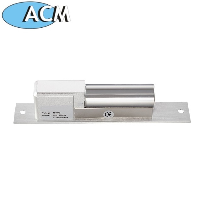 High security small sliding fail secure Electronic Keyless Entry Lockset drop electric bolt door deadbolt lock