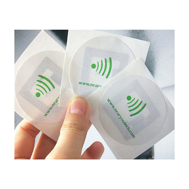 Goldbridge NFC Artpaper 13.56MHz ISO14443A Adhesive Sticker TAG213 Rfid Tag for access control system