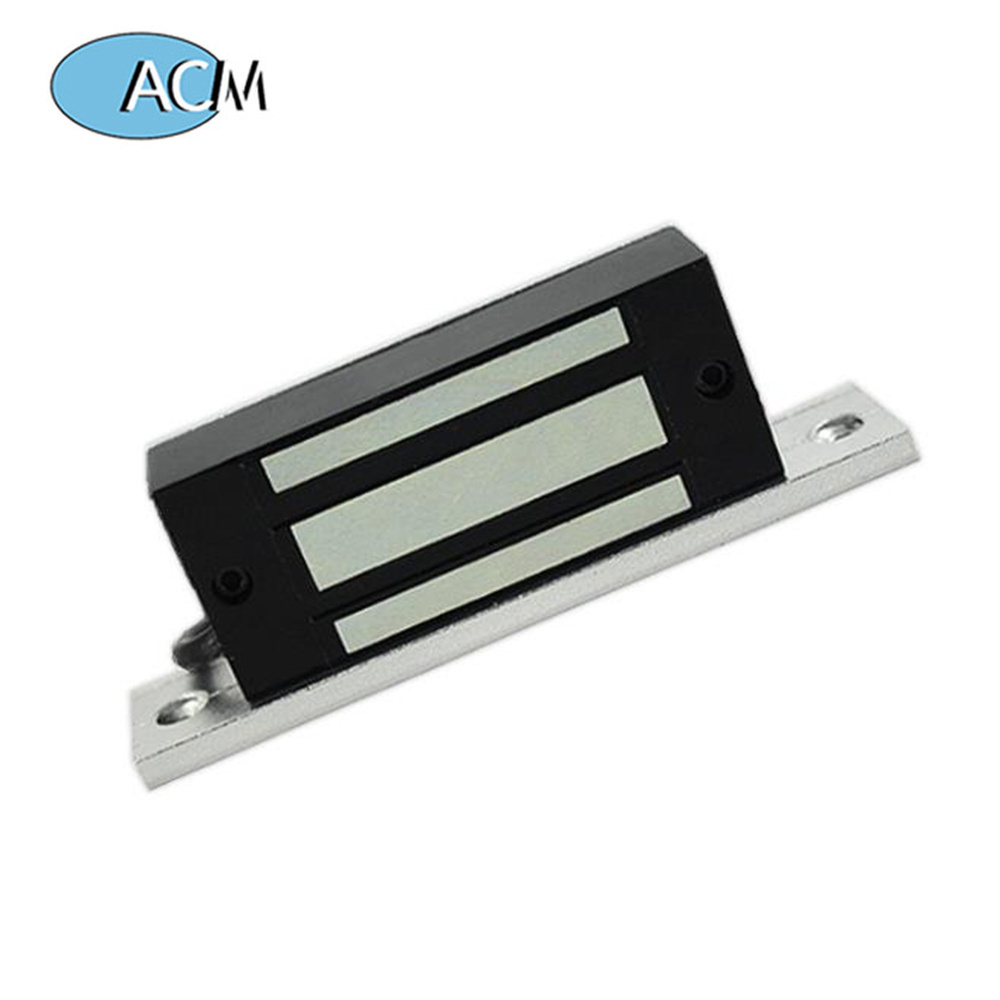 DC12V /24V Electromagnetic Lock Magnetic Lock 60Kg/100Lbs Holding Force For Showcase Cabinet Door Frameless Glass