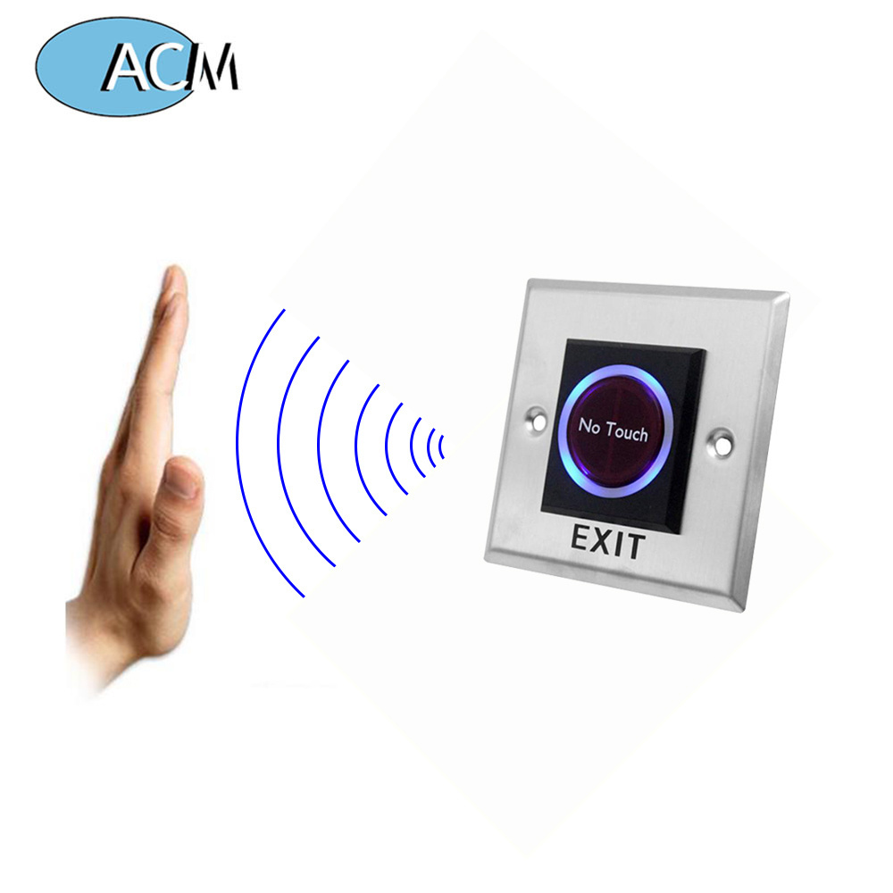 Wall Mounted Infrared Sensor No Touch Access Control Exit Button