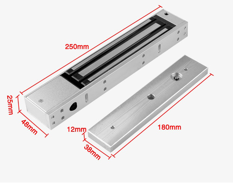 Hot Selling 280KG(600LBS) 12V Electro Magnetic Lock Magnet Cabinet Door Lock Electro Magnetic Lock