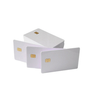 ISO7810 blank plastic printable proximity student/parking/city Sle4442 Smart RFID Chip Credit contact card