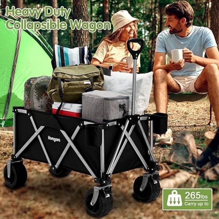 camping hiking equipment outdoor products camping  outdoor storage camping kit Folding travel Cart outdoor  trolley