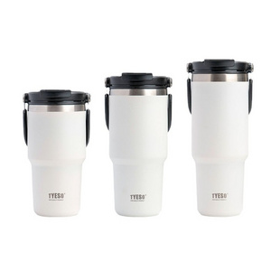 Dual Layer Insulation Stainless Steel Carafe Mug Warmer Large Capacity Portable Ice Cream Cup Cold Drink Coffee Cup