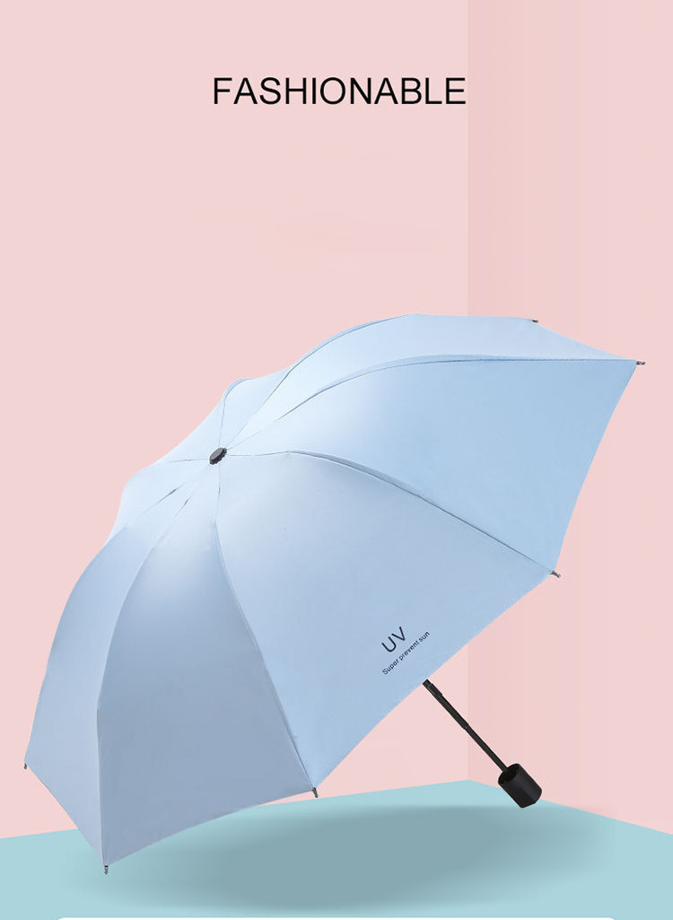 Custom Logo Foldable Umbrella Automatic Summer Sunscreen Umbrella for Travel Portable UV Business Umbrella for Gift