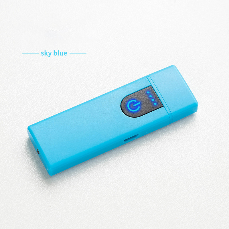 Electronic Outdoor Windproof Touch Lighter Creative USB Lighter Rechargeable Cigarette Lighter