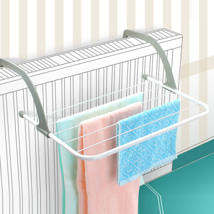 High Quality  Folding Clothes Rack Household Metal Collapsible Clothes Hanging Shelf Drying Rack