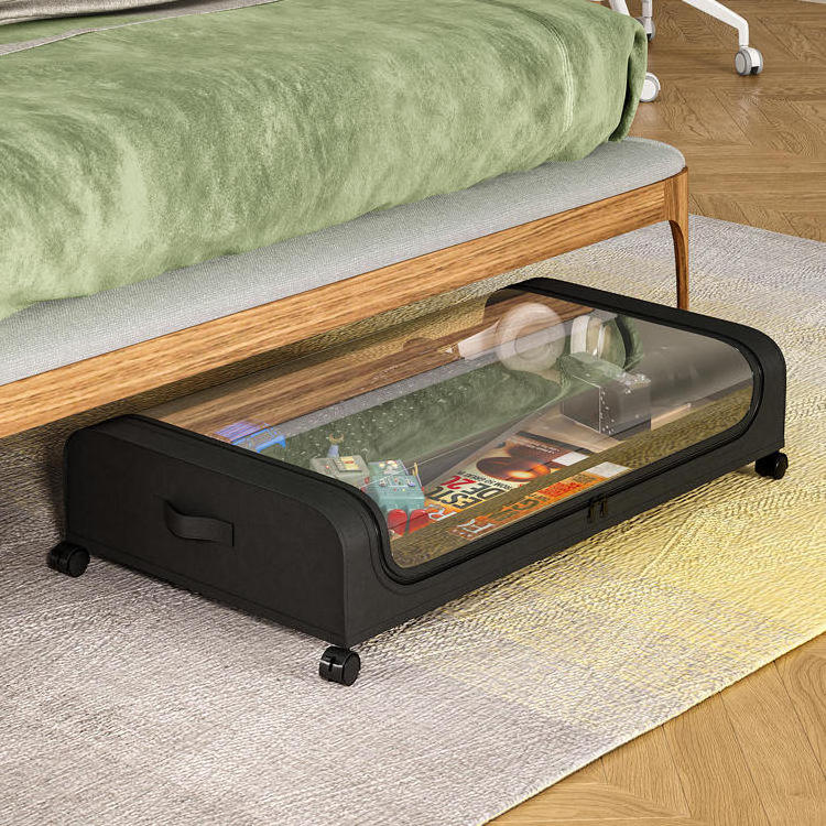 Under Bed Storage Containers With Wheels And Handles Underbed StorageDrawer For Blanket Shoe Storage Orqanizer Drawer Bag