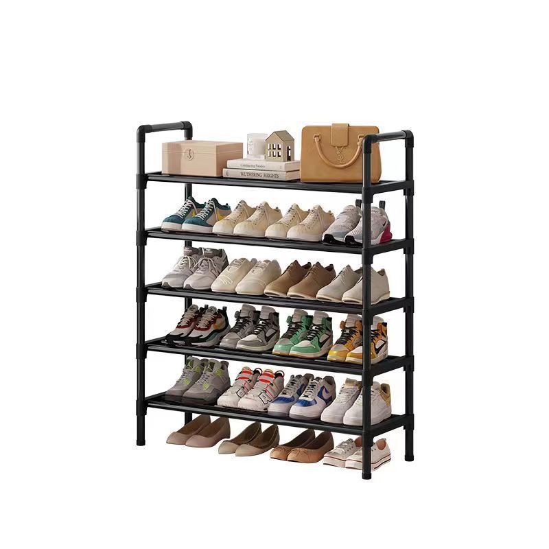 Wholesale Household Simple Shoe Storage Rack Thickened Metal Shoe Organizer Shelf Reinforced Shoe Cabinet