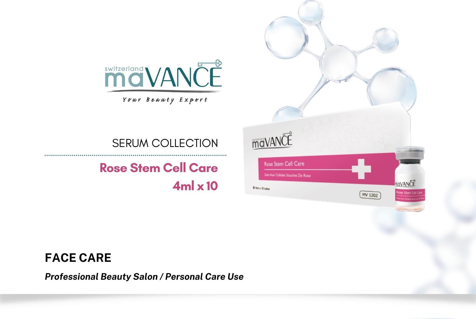 Wholesales Anti-aging Rejuvenating Facial Care maVANCE Rose Stem Cell Face Skin Care Best Selling Products