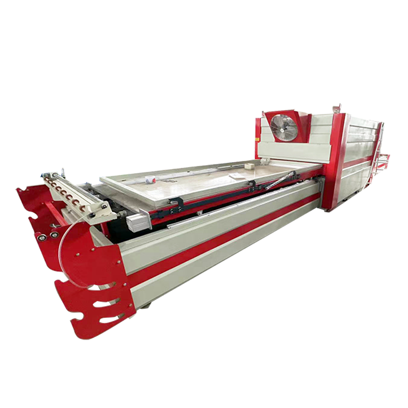 full automation double tables vacuum membrane hot press laminating machine for pvc to wooden door pvc vacuum press machine