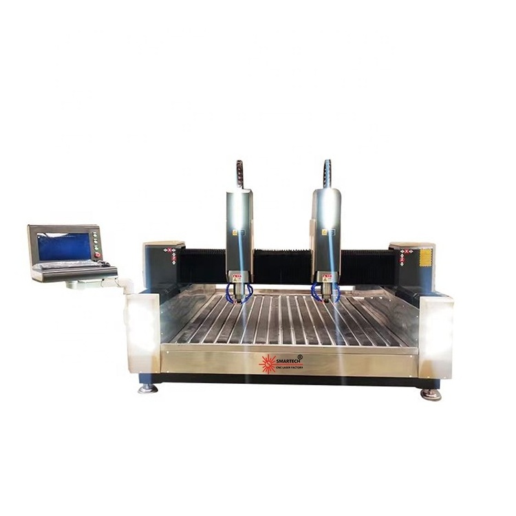 Wholesale Price Stone Marble Granite Double Heads Engraving Carving Cutting Cnc Router Machine