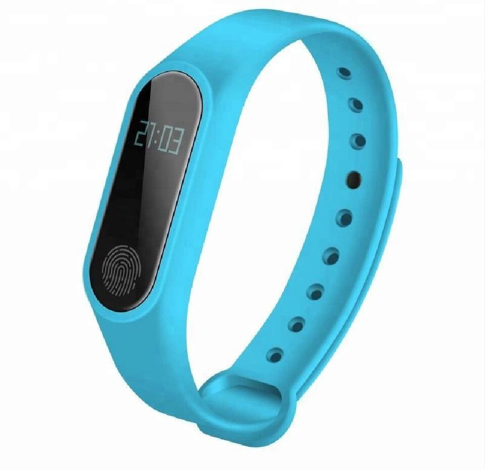 Best Quality M2 Smart Wrist Band Heart Rate Pedometer Sport Bracelet Alarm Watch Intelligent For iOS Android For Men Women Kids