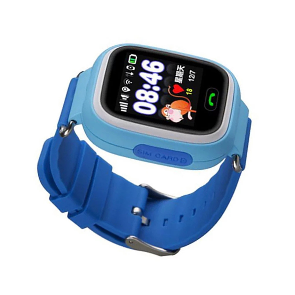 Q90 Touch Screen WIFI GPS Positioning Smart Watch Children SOS Call Location Finder Device Tracker Kid Safe Anti Lost Monitor