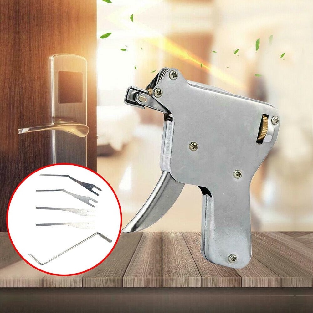 2021 Lock Dismounting Pin Flip Key Vice Remover Lock Pick Gun Kit Manual Practice Tool Key Remove Break Auto Extractor Set Pi