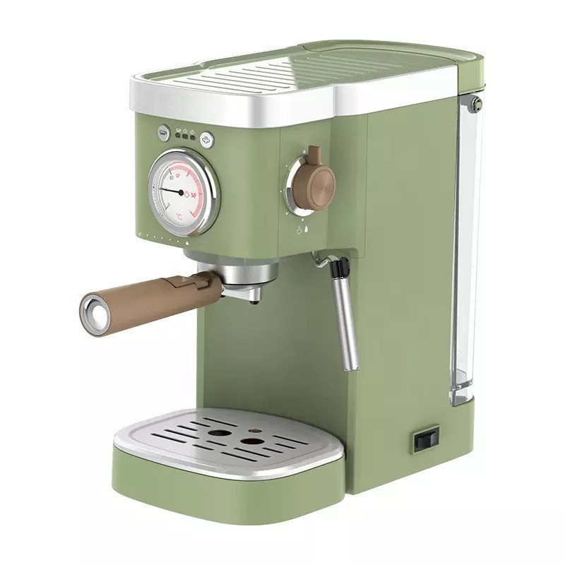 Italian Semi-automatic Capsule Coffee Machine Household Retro Fancy Milk Coffee Espresso Powder Machine