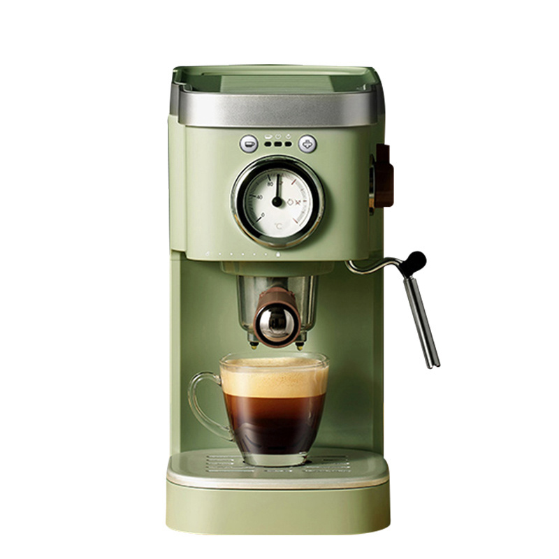 Italian Semi-automatic Capsule Coffee Machine Household Retro Fancy Milk Coffee Espresso Powder Machine