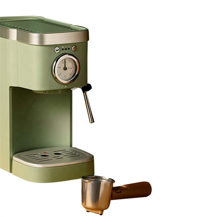 Italian Semi-automatic Capsule Coffee Machine Household Retro Fancy Milk Coffee Espresso Powder Machine