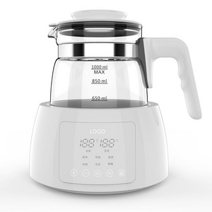 In Stock LCD Multi-Function Digital Constant Temperature Baby Milk Warmer With Remote Controller Electric Glass Kettle